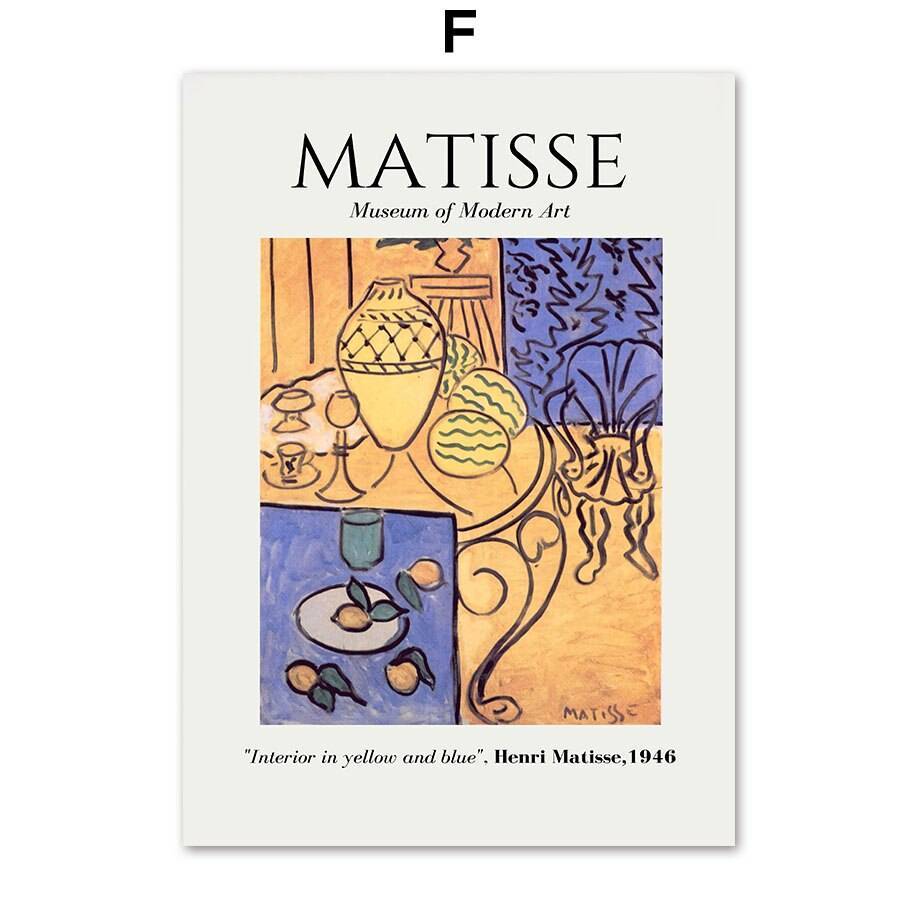 Plakat Vintage Matisse Retro Abstrakcja Decorateo Pl